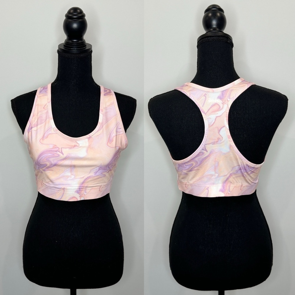 Avia Purple and Peach Sports Bra (L)